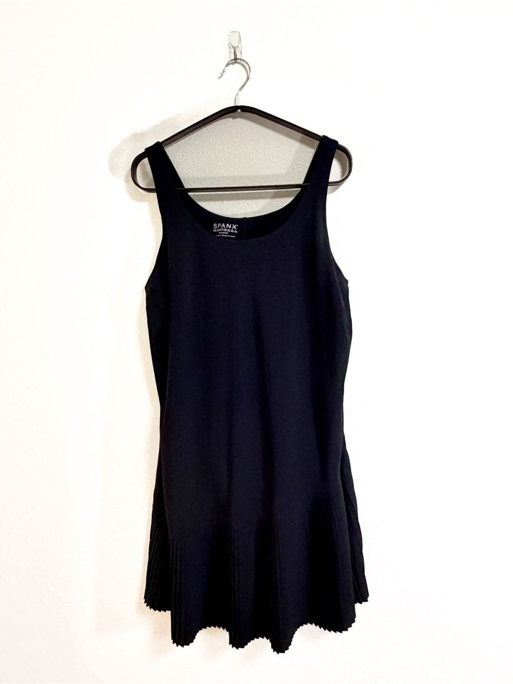 ⁠SPANX Get Moving Pleated Tennis Dress Black 1X/1T